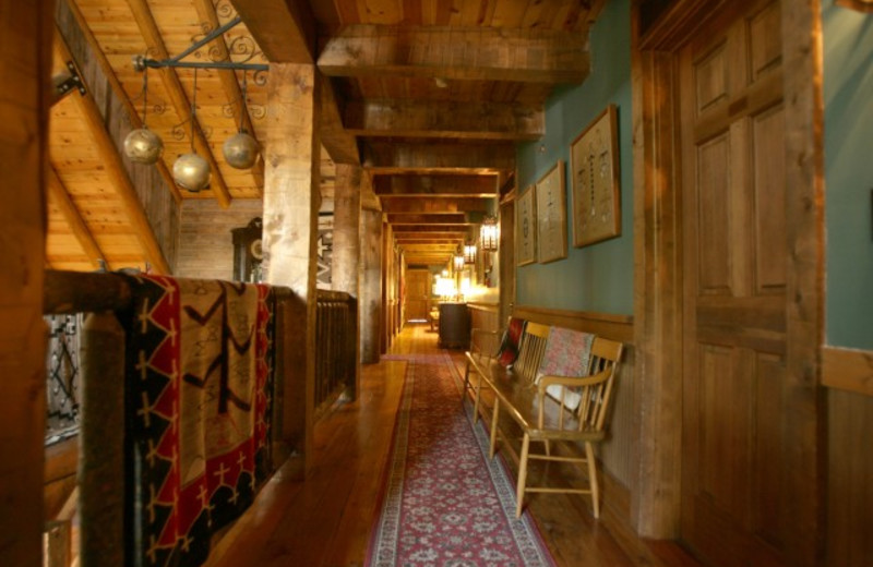 Lodge interior at The Lodge at Red River Ranch.
