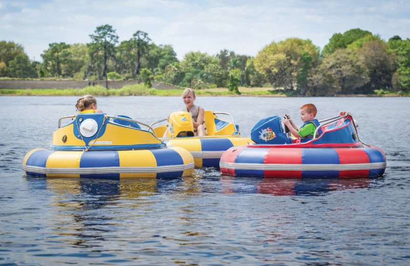 Paddle boats at Holiday Inn Club Vacations at Orange Lake Resort.