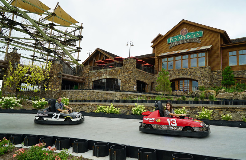 Go karts at Big Cedar Lodge.