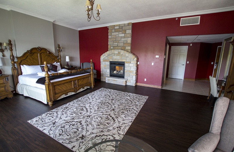 Guest room at Christie's Mill Inn & Spa.