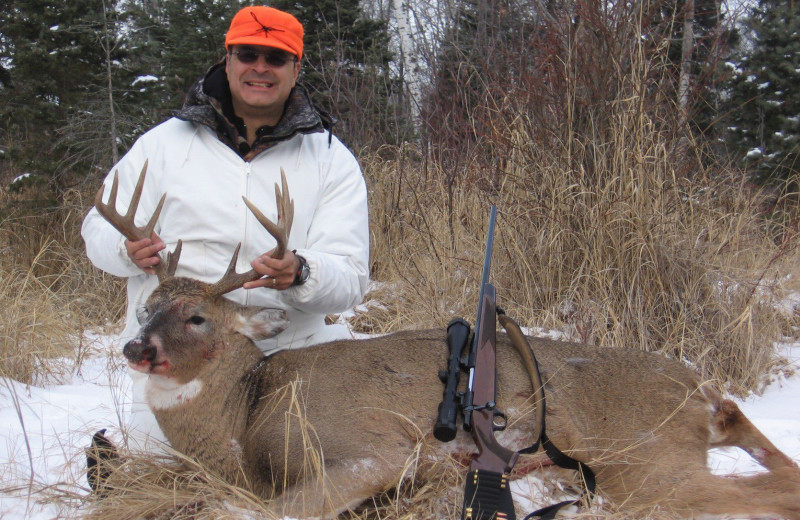 Deer hunting at Dahl Creek Outfitters.