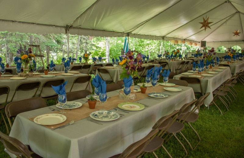 Receptions at Buckhorn on Caribou Lake.