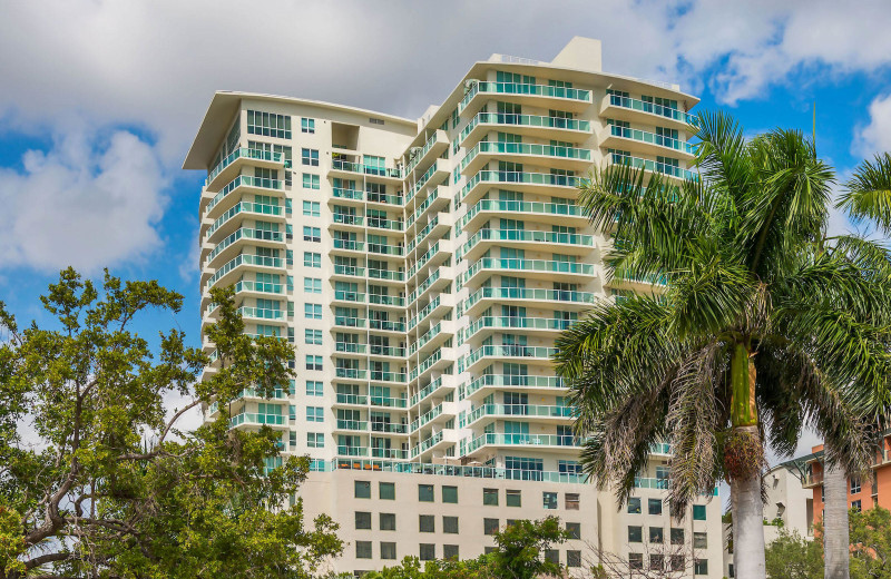 Exterior view of Hotel Arya Coconut Grove.