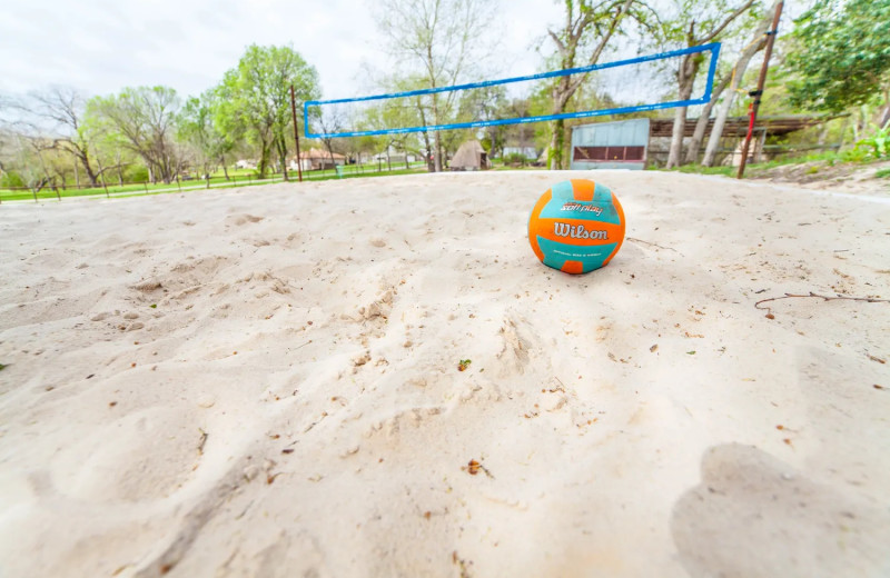 Volleyball at Geronimo Creek Retreat.