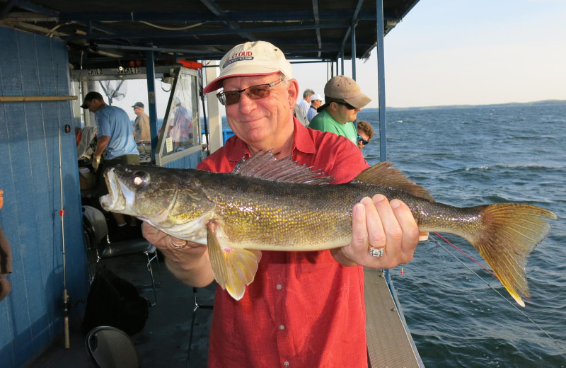 Fishing at Twin Pines Resort.