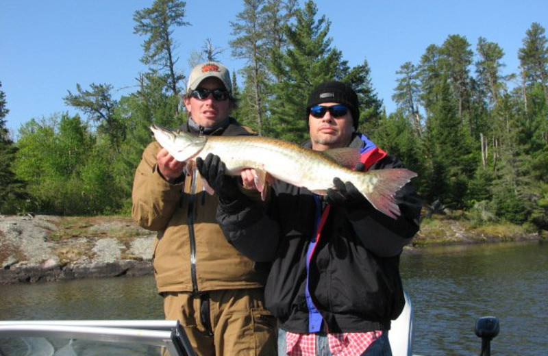 Guided fishing at Shady Roost Lodge.