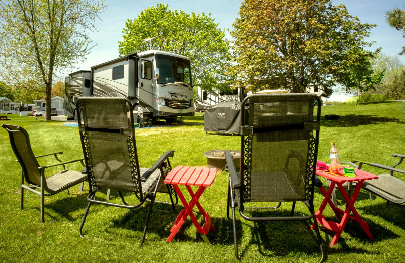 RV camp at Apple Island Resort.