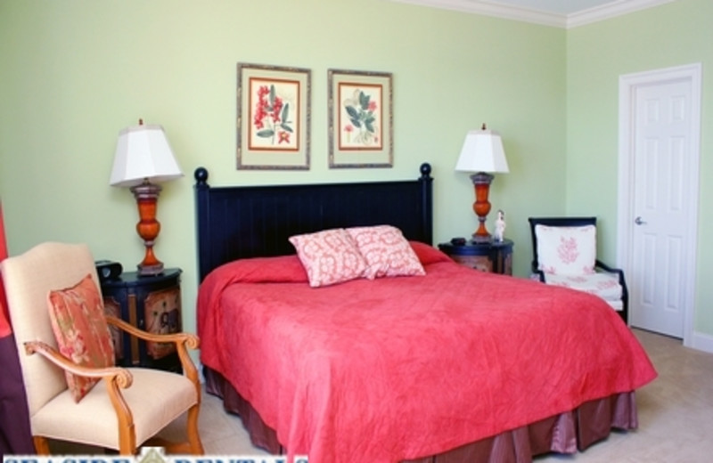 King Bedroom at Seaside Rentals