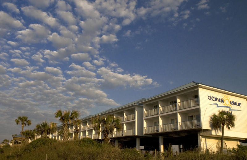 Exterior view of Ocean Isle Inn.