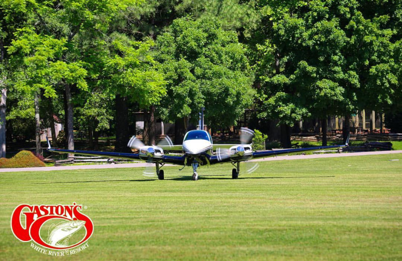 Plane at Gaston's White River Resort.