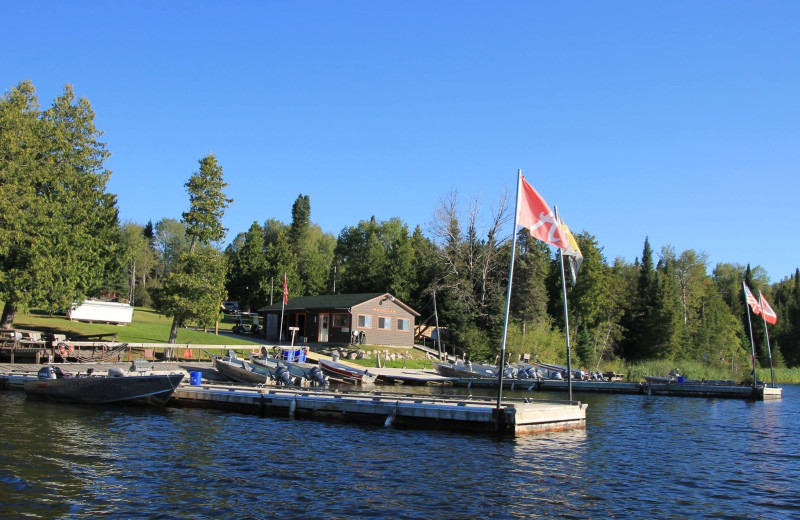 Exterior view of Manotak Lodge.