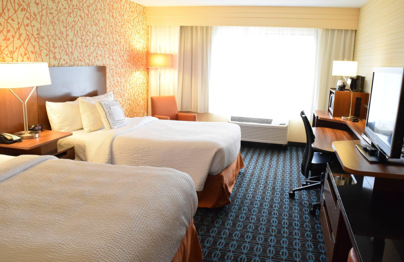 Guest room at Fairfield Inn Binghamton.