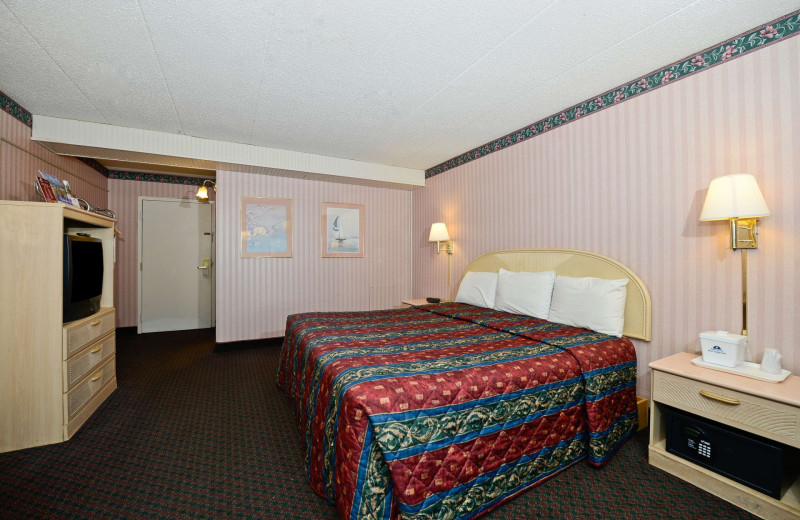 Guest room at America's Best Value Inn - Benton Harbor.
