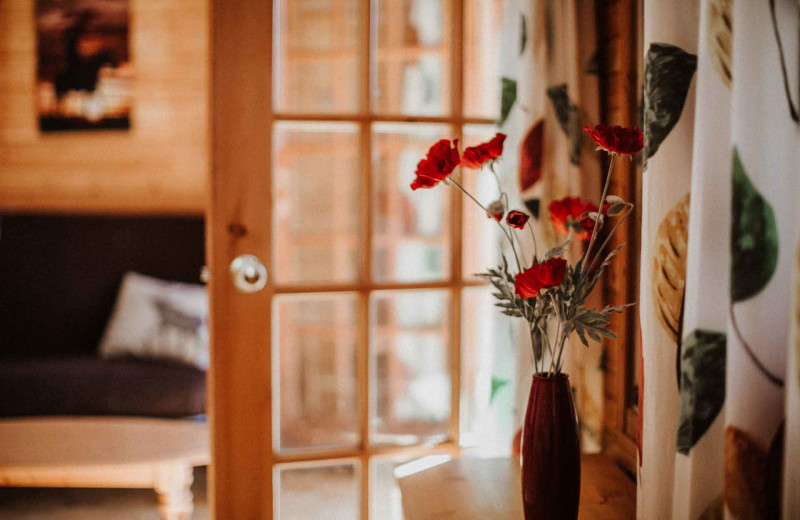 Guest room at Big Creek Lodge.