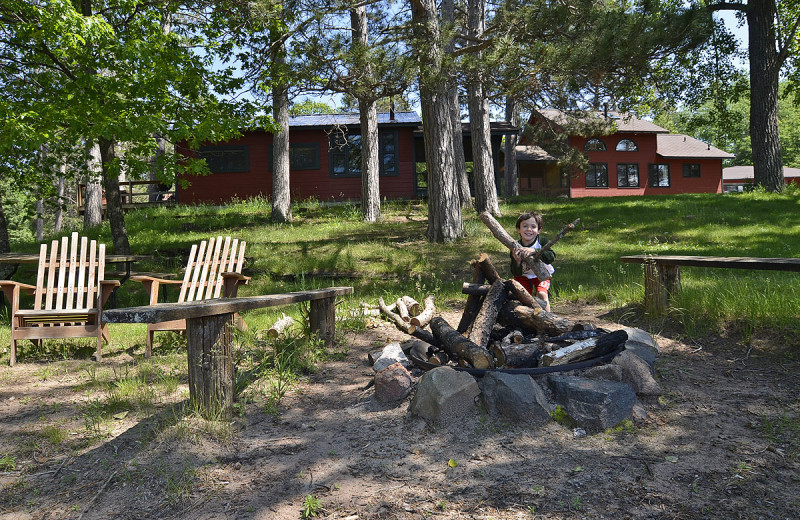 Cabin exterior at Delta Lodge.