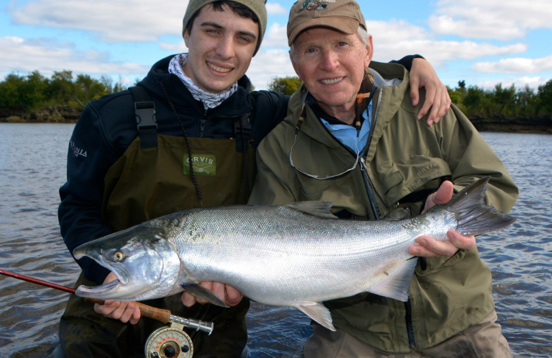 Fishing at Alagnak Lodge.