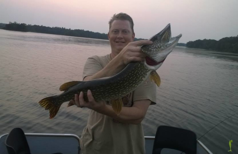 Fishing at Curriers Lakeview Lodge.