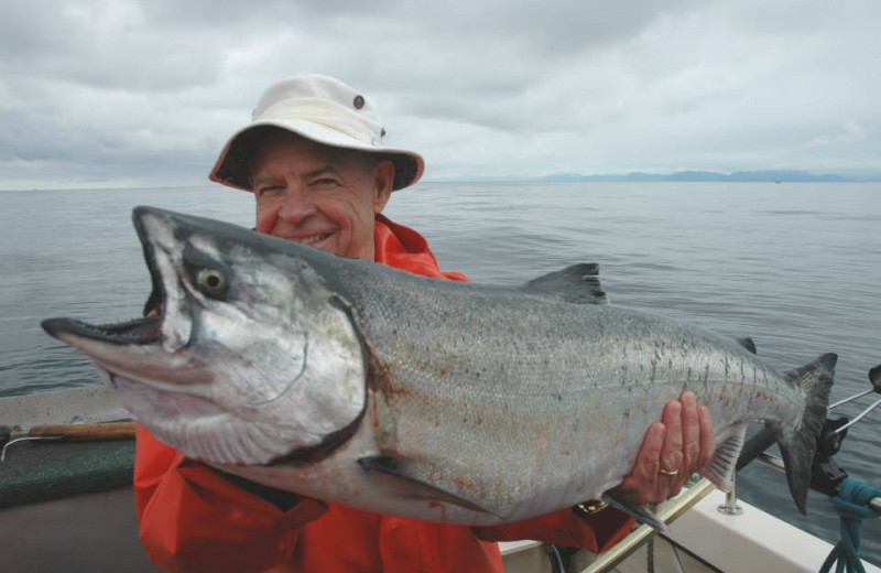 Fishing at Elfin Cove Resort.