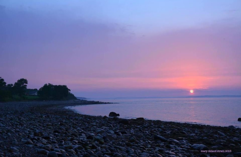 Sunset at The Inn at Ocean's Edge.
