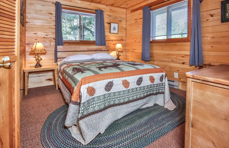 Rental bedroom at Hiller Vacation Homes.