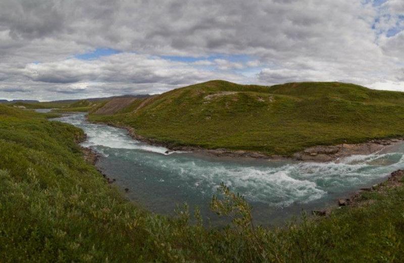 Scenic view at Plummer's Arctic Fishing Lodges.