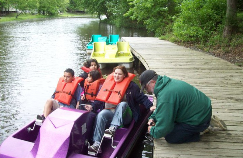 Water activities at Wilderness Presidential Resorts.