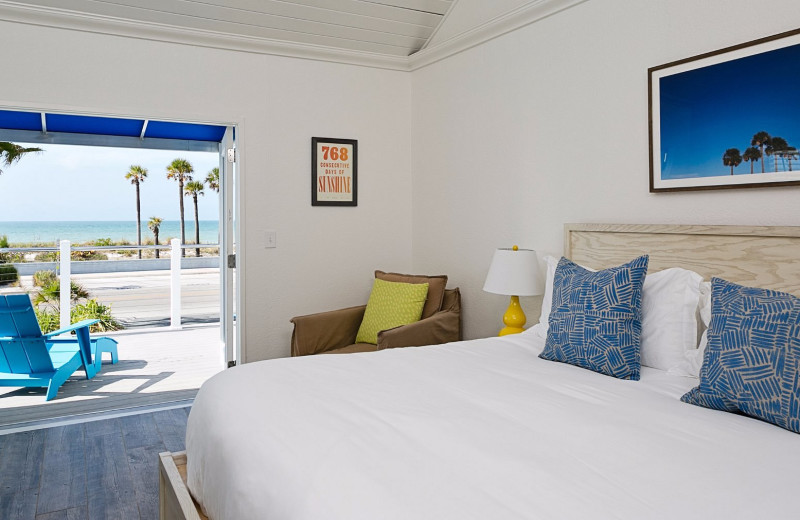 Guest room at Inn On The Beach.