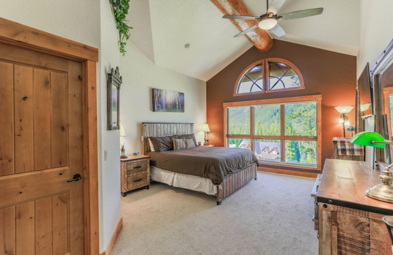 Rental bedroom at Access Winter Park Lodging.
