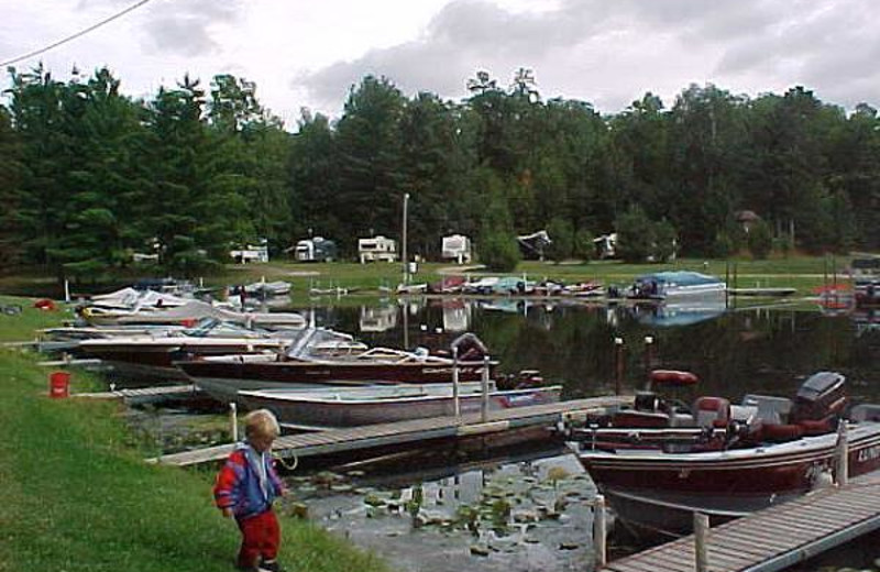 Boats at Evergreen Lodge