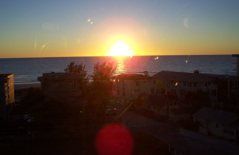 Sunset at Madeira Bay Resort.