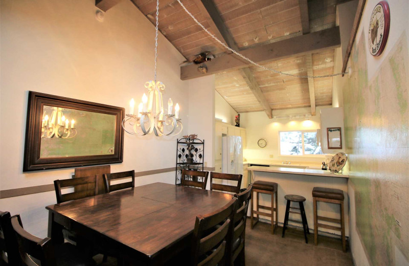 Guest kitchen at Mammoth Estates.