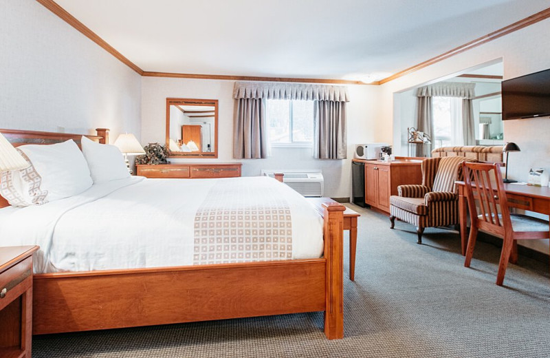 Guest room at Mount Robson Inn.