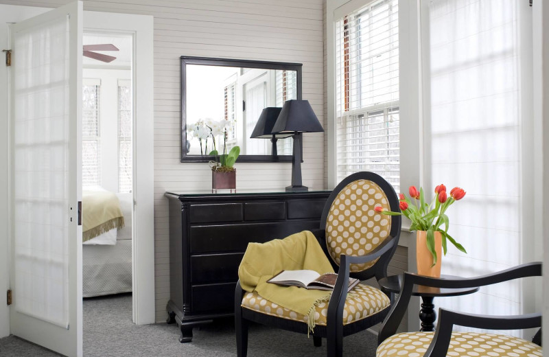 Guest room at The Inn at English Meadows.