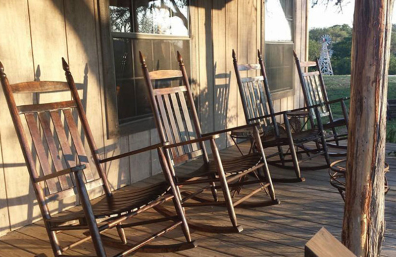 Porch at West 1077 Guest Ranch.