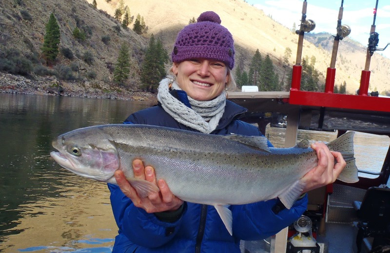 Fishing at Salmon River Tours.