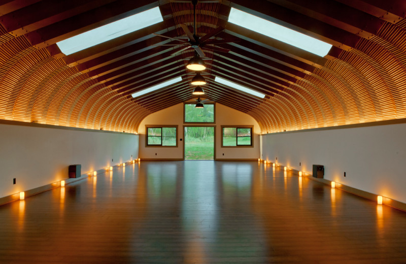 Fitness room at Lumeria Maui.