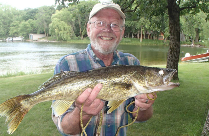 Fishing at Whispering Waters Resort.