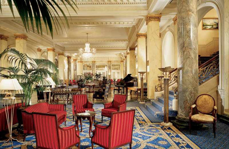 Lobby at The Fairmont Palliser.