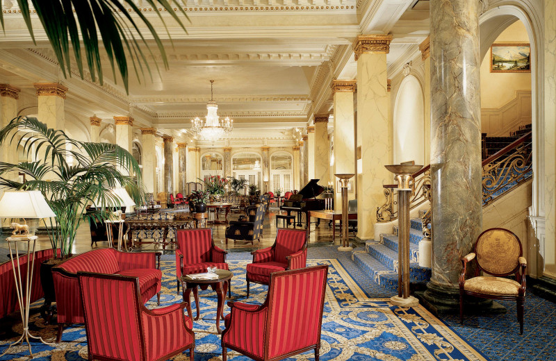 Lobby at The Fairmont Palliser.