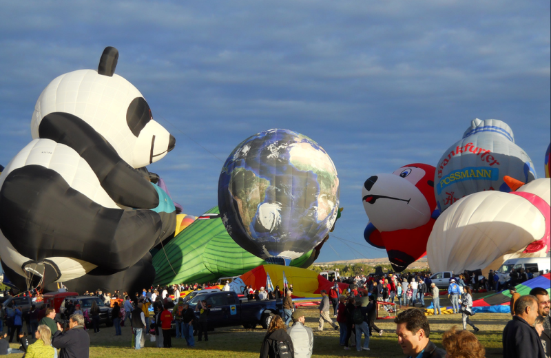 Balloon festival at American RV Park.