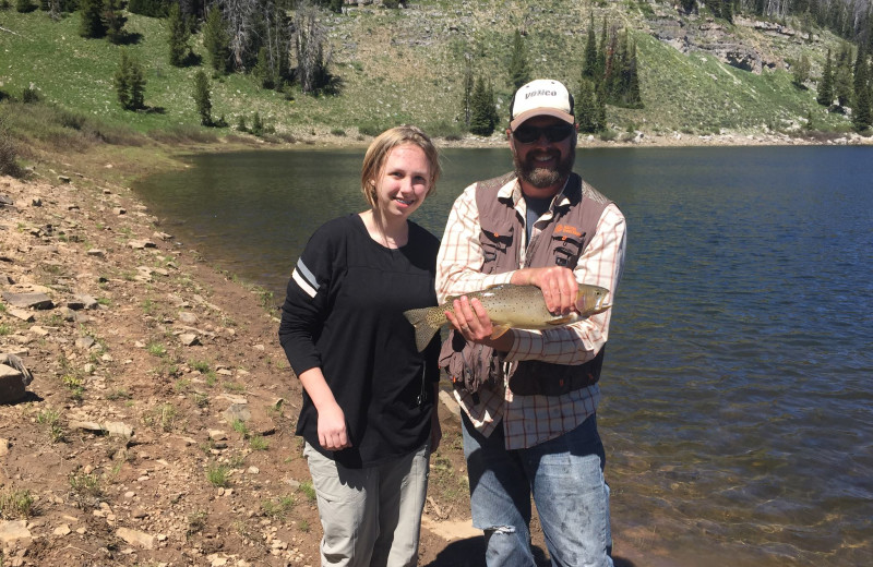 Fishing at Mule Shoe Outfitters.