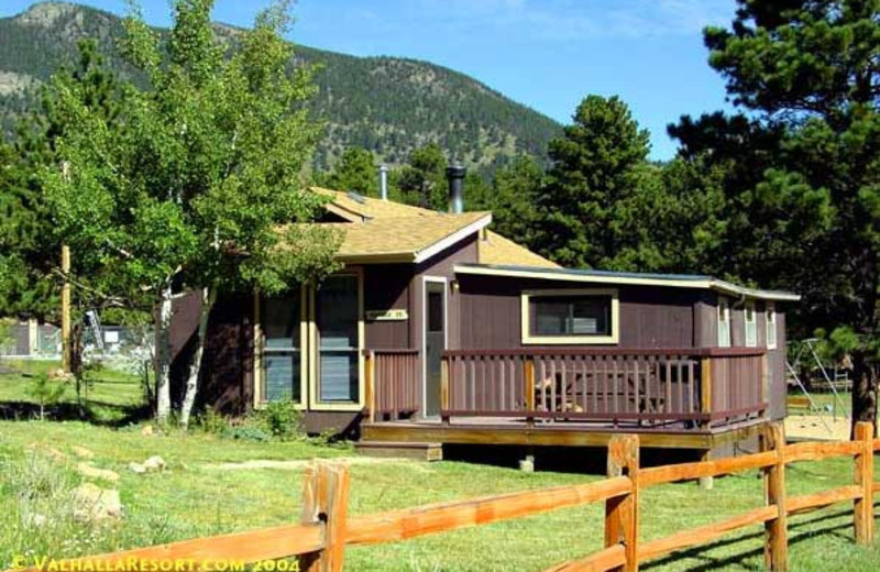 Cabin exterior at Valhalla Resort & Vacation.