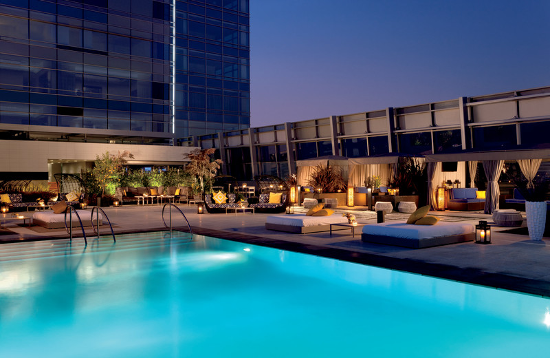 Outdoor pool at The Ritz-Carlton, Los Angeles.