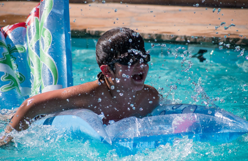 Outdoor pool at Elkhorn Ranch.