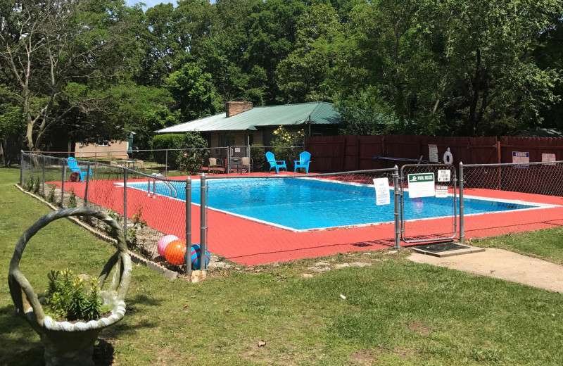 Outdoor pool at Oakhill Court.