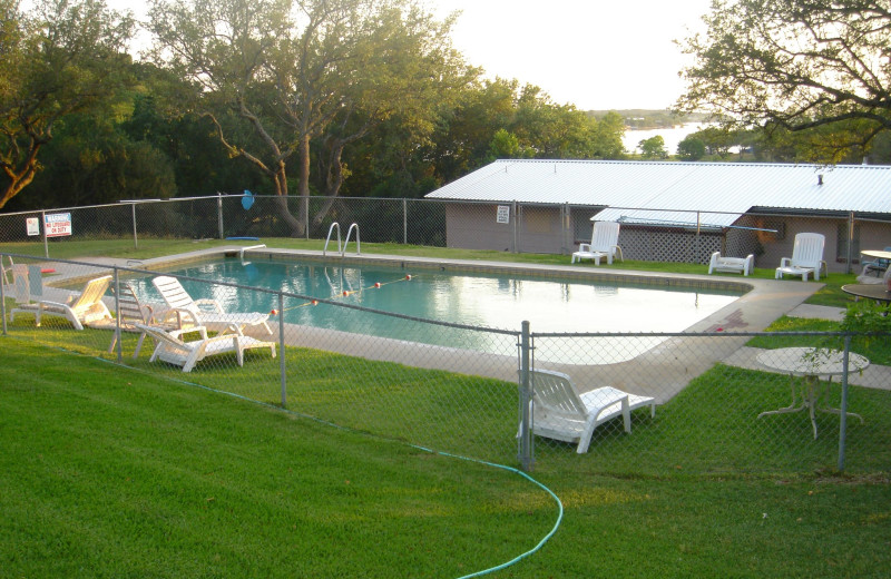 Outdoor pool at Thunderbird Resort.