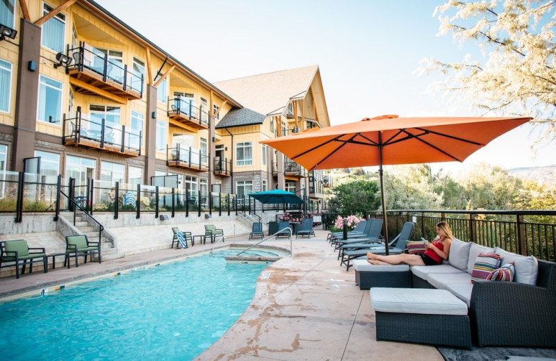 Outdoor pool at Summerland Waterfront Resort.