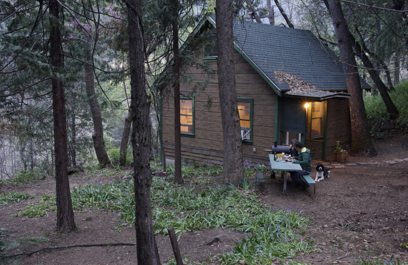 Rental exterior at Cave Springs Resort.