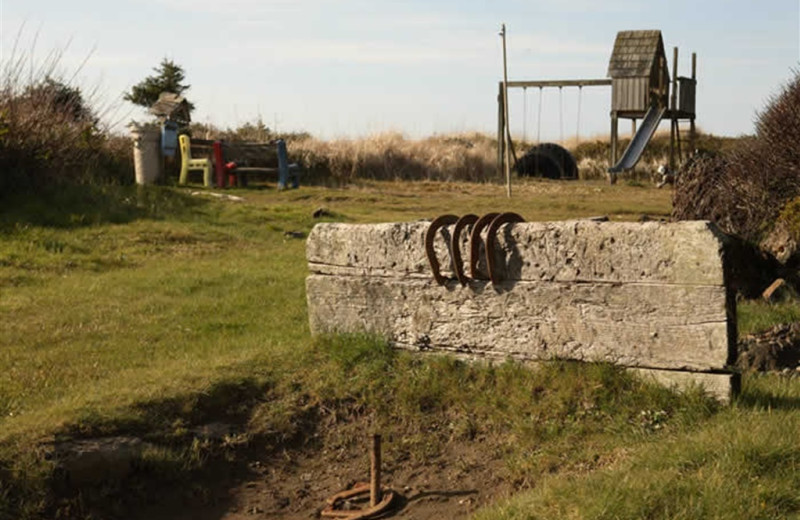 Horseshoes at Sandpiper Beach Resort.