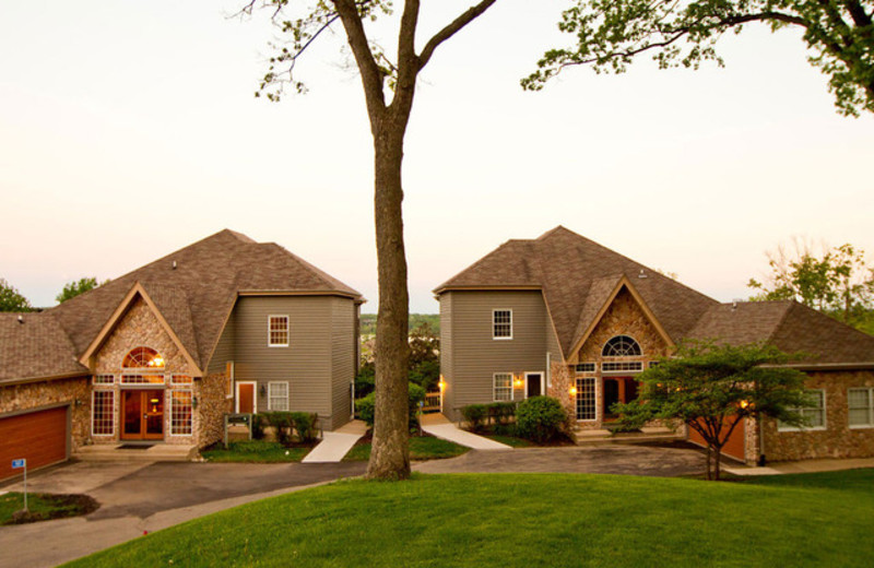 Two of The Inns of Geneva National's six separate buildings each featuring six guest rooms